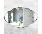 Beveled Edge Silver Wall Mirror Bathroom Vanity Hall Entryway Dining Art Decors