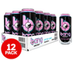 12 x Bang Energy VPX RTD Cans Cotton Candy 500mL