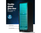 Devanti Wine Cooler Fridge Dual Zone 154 Bottles