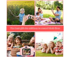 Blue Shockproof Selfie Kids Camera Best Birthday Gifts for Toddlers Dual Camera for Kids 3-10 Years Old HD Digital Video with 32GB SD Card