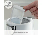 Morphy Richards Illumination 1.7 L Electric Kettle 2200W Water Boiling Jug White