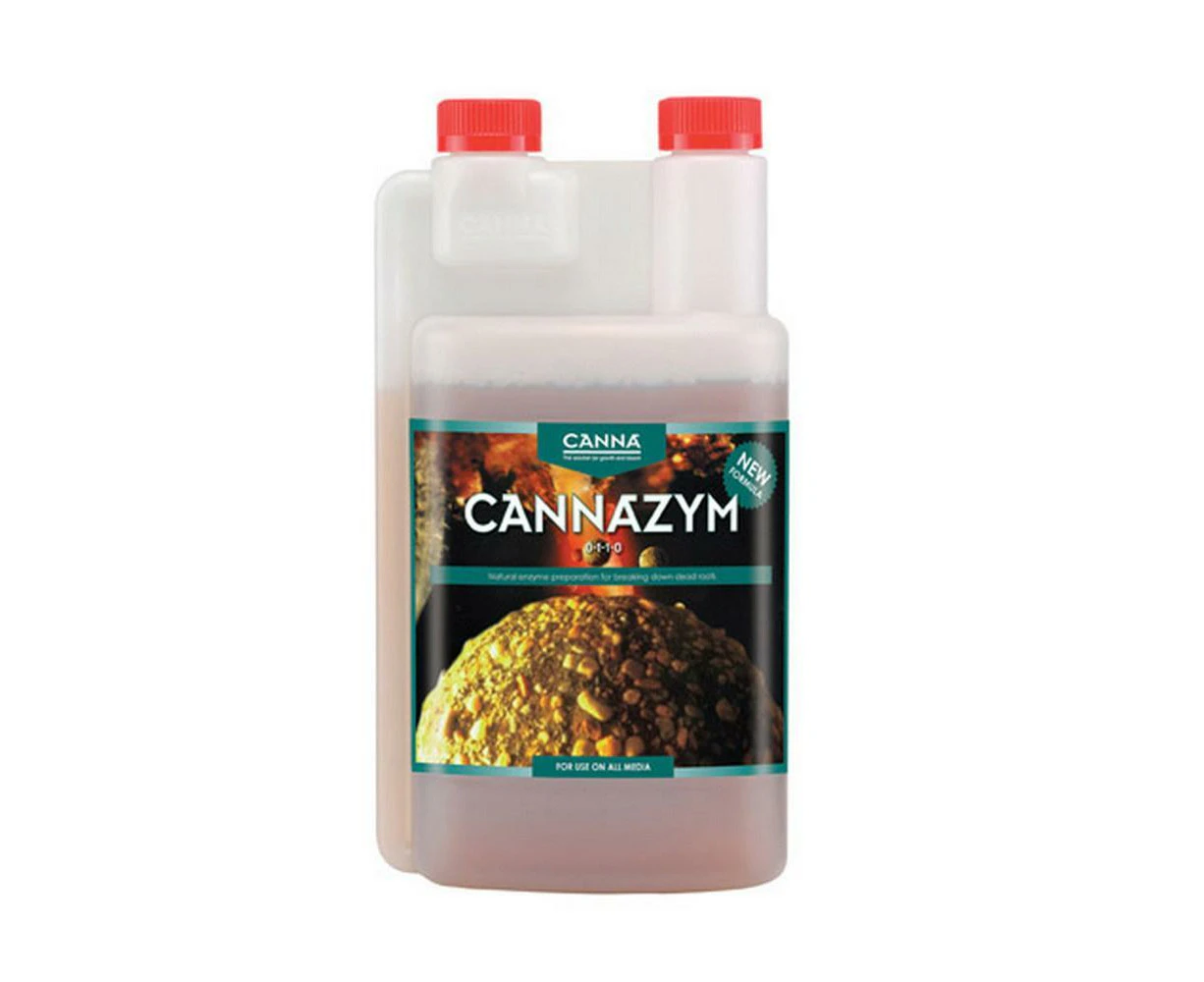 Canna 1L Hydroponic Additive 12 Enzymes Plant Root/Soil Conditioner Cannazym