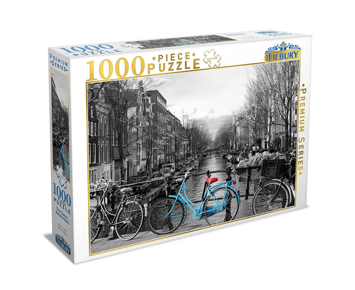 1000pc Tilbury The Canal Amsterdam 69x50cm Jigsaw Puzzle Family/Kids Game Toy