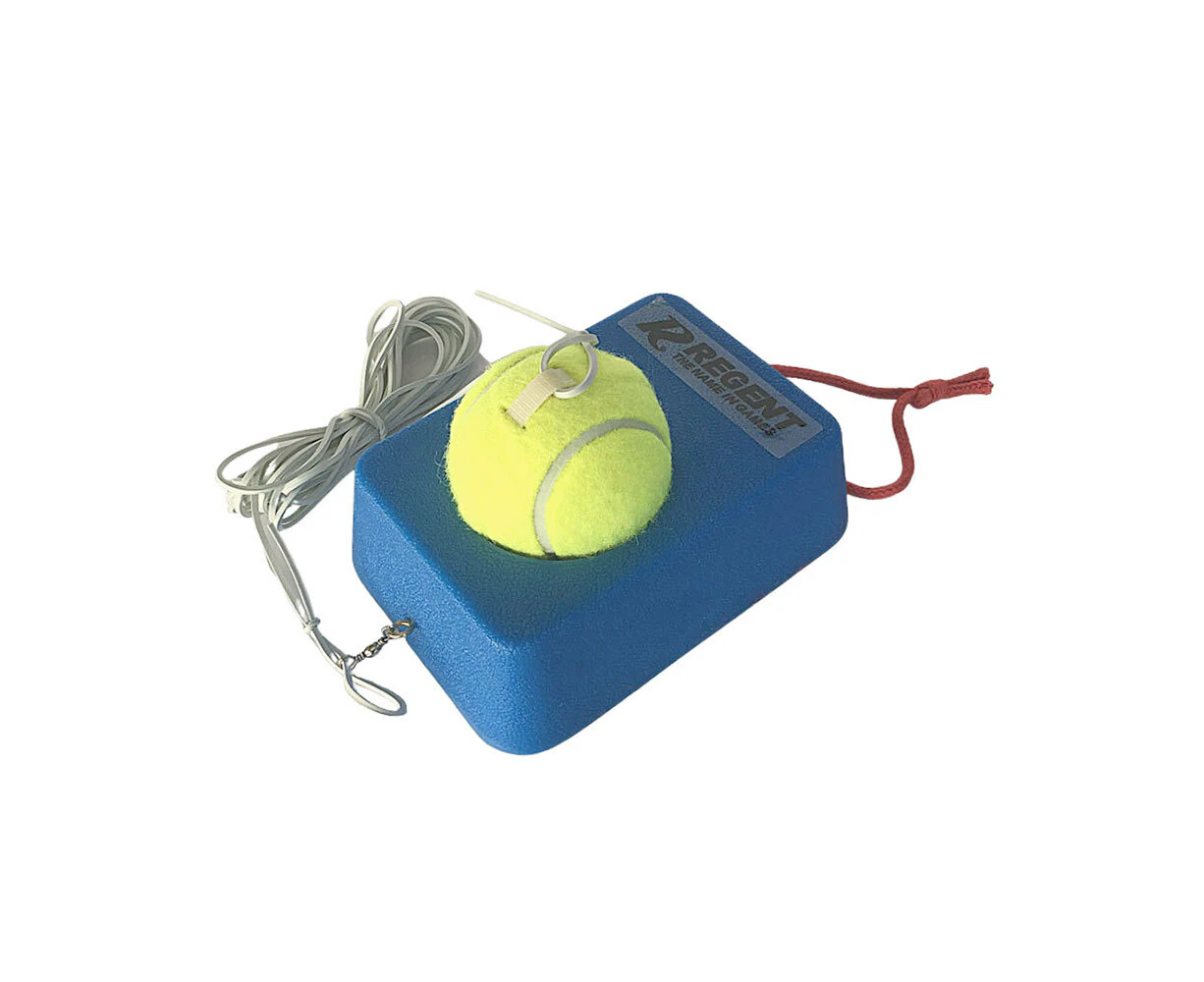 Regent Portable Tennis Trainer Ball & 15cm Base Training/Practice Sports Game