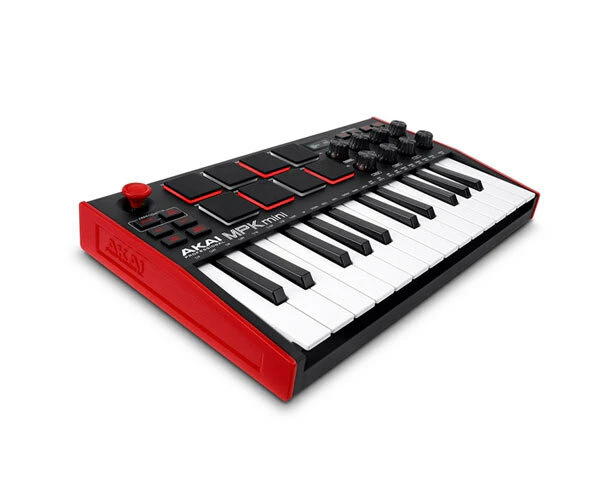 Akai Professional MPKMINI 31cm Portable Key/Pad Controller Musical Keyboard Red