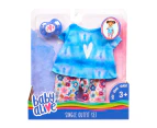 Baby Alive Single Outfit Set Top/Pants/Pacifier Pink/Blue for Dolls Kids/Toy 3y+