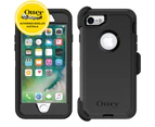 OtterBox Defender Tough Shockproof Case w/Screen Protector for iPhone 7/8 Black