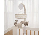 Lolli Living Musical Newborn/Baby Cot/Crib Hanging Mobile Set Bosco Bear 72x32cm