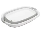 Boxsweden 24L Collapsible Basin w/ Handles - White/Grey