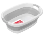 Boxsweden 24L Collapsible Basin w/ Handles - White/Grey