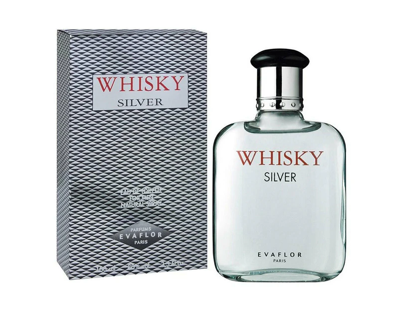 Whisky Silver 100ml Eau De Toilette Fragrances/Natural Spray for Him/Men/Guys