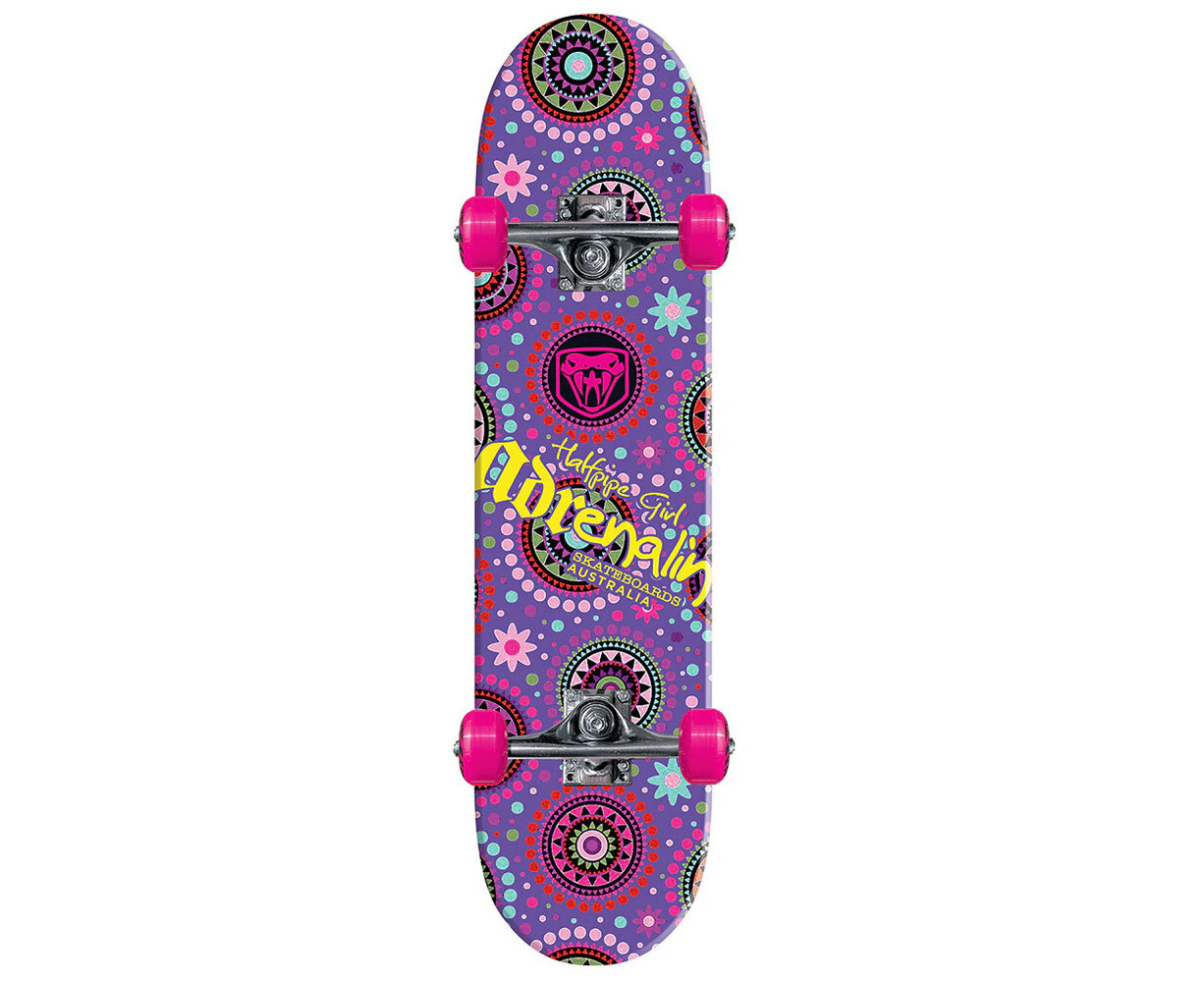 Adrenalin 79cm Halfpipe Girls/Teens/Children Outdoor Sport Skateboard