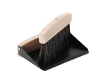 2pc White Glove 15.5cm Beech Mini Dustpan/Hand Brush Set Cleaning/Floor Sweeper