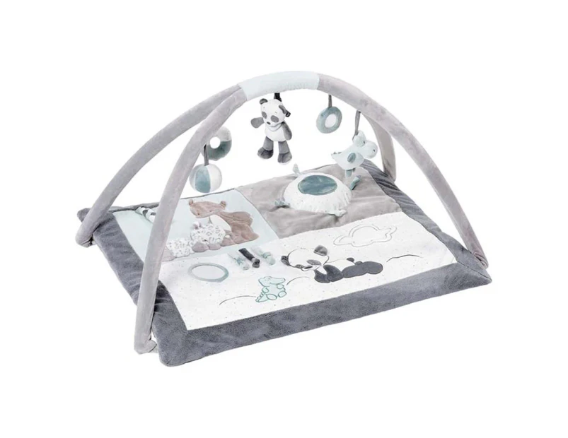 Nattou Loulou Lea & Hippolyte Playmat/Activity Gym w/ Arches Baby 0m+ 70x90cm