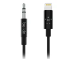 Belkin 1.8m Lightning MFI-Certified to 3.5mm AUX Cable Adapter for Apple iPhone