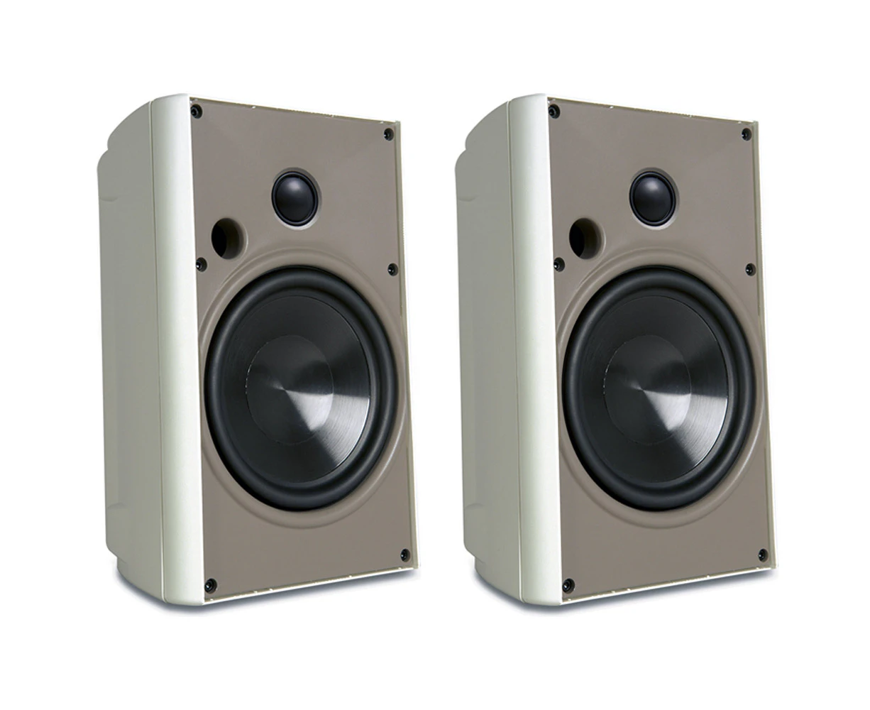 Proficient Audio Protege AW400 4" Indoor/Outdoor Speaker Pair White Home/Music