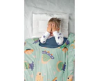Jelly Bean Kids UFO 95x125cm Heavy Weighted Blanket Soft Home Bedding 2.8kg Aqua