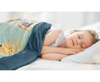 Jelly Bean Kids UFO 95x125cm Heavy Weighted Blanket Soft Home Bedding 2.8kg Aqua