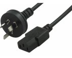8Ware AU Power Cable 3m Male Wall 240V to Female Power Socket 3Pin For Notebook