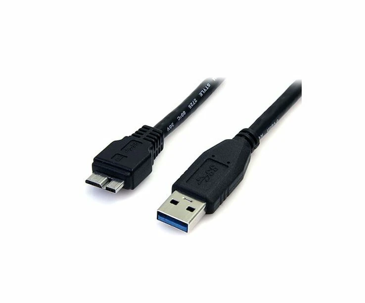 8Ware 1m USB 3.0 Cable A to Micro-USB B Male to Male Extension Connector Black