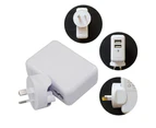 Astrotek USB Travel Wall Charger AU Power Adapter Plug 240V 2xUSB-A Ports White