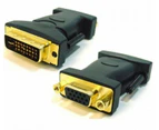 Astrotek DVI To VGA Adapter Converter 24+5 Pins Male To 15 Pins Female Gold PLTD
