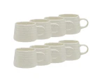 8x Ecology Ottawa Calico 85ml Espresso Coffee Cup Macchiato Stoneware Drink Mug