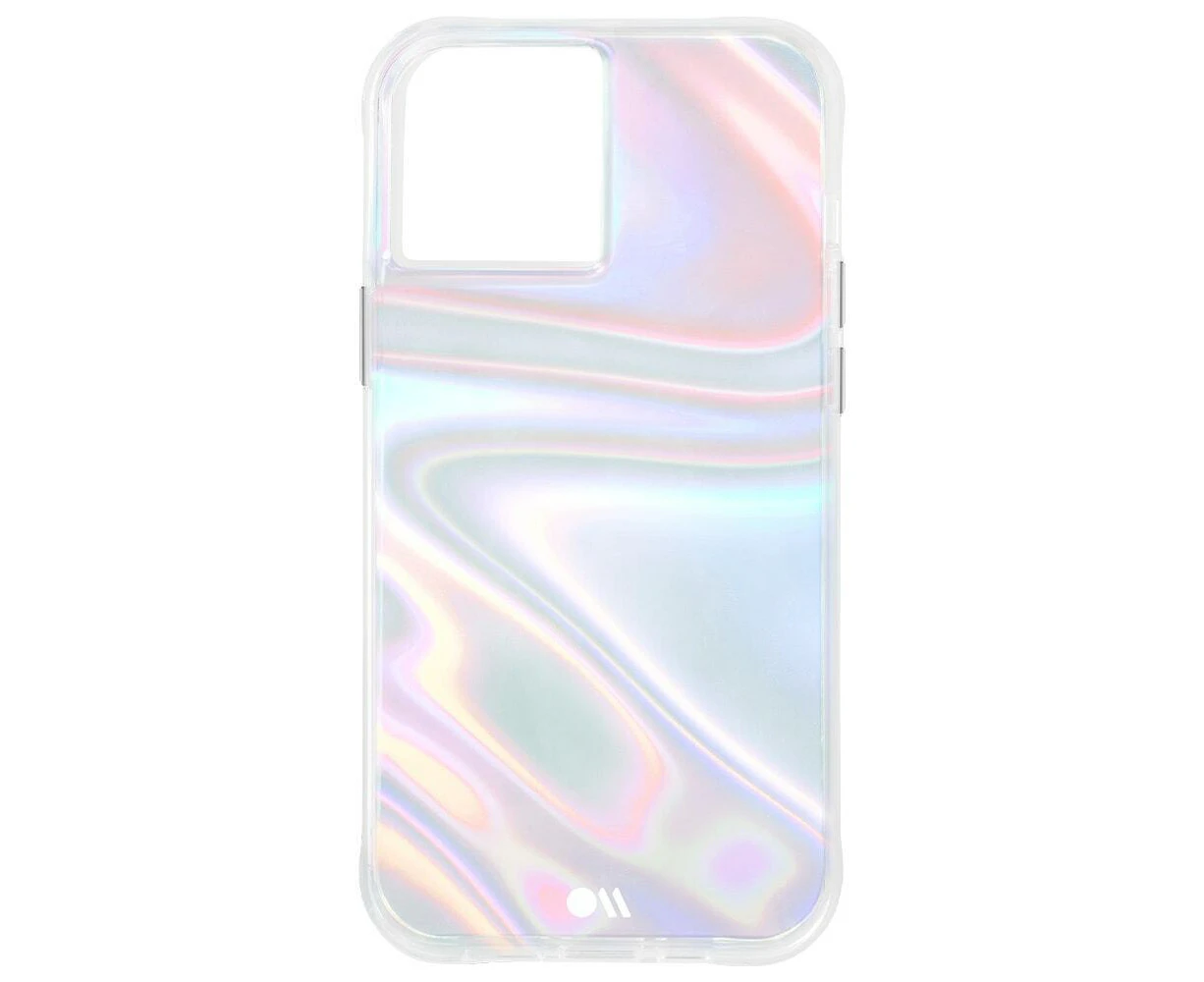 Case-Mate Antimicrobial Case Protection for iPhone 13 Pro Soap Bubble Iridescent