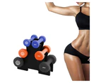 7pc Hacienda 2/3/5kg Weighted Dumbbell Set Gym Fitness Workout Exercise w/Rack