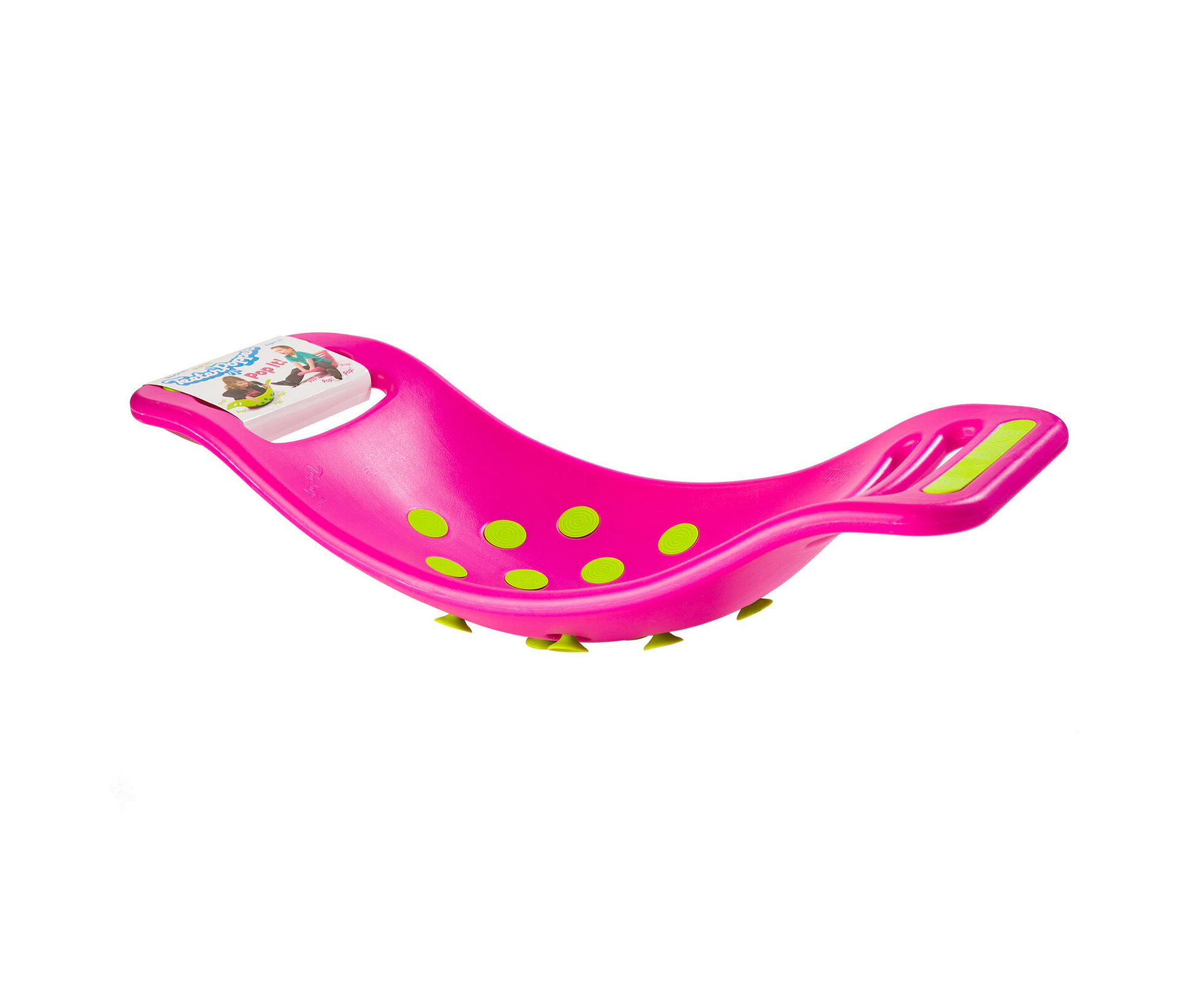 Fat Brain Toy Co. 71cm Teeter Popper Kids Balance Toy/Rocking Seat 3y+ Pink