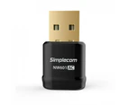 Simplecom NW601 AC600 Mini WiFi Dual Band Wireless USB Adapter Dongle For PC BLK