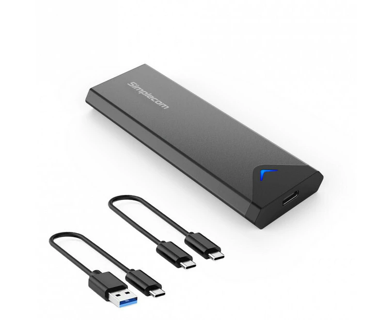 Simplecom SE509 11cm Enclosure 10Gbps For NVMe M.2 SSD to USB 3.2 Gen 2 USB-C