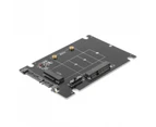 Simplecom SA207 2-in-1 9cm Combo Adapter Converter For mSATA + M.2 NGFF to SATA