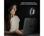 Case-Mate LuMee Studio 4"/10cm Ring Light/Lighting w/ Tripod for Laptop/Computer