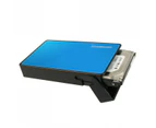 Simplecom SE325 Case Enclosure Cover For 3.5" SATA HDD to USB 3.0 Hard Drive BLU