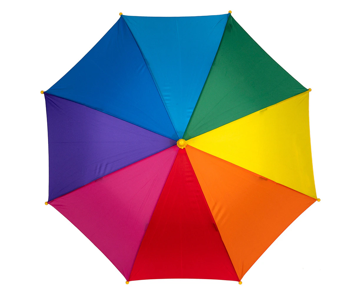 Clifton Kids Safe 78.5cm Wind Resistant Umbrella UPF50+ UV Protector Rainbow