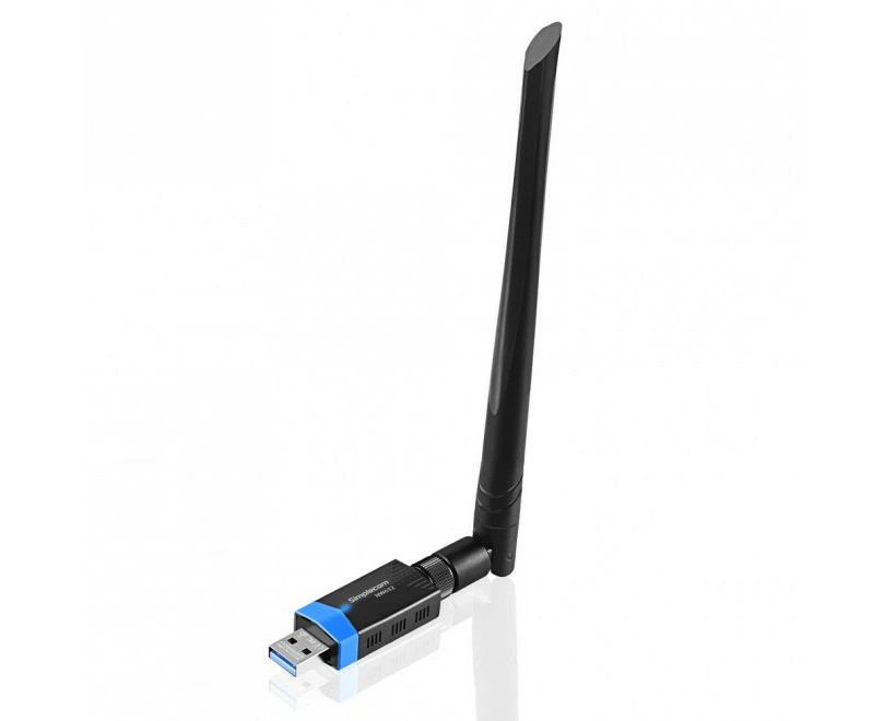 Simplecom NW632 AC1200 Dual Band Wi-Fi 5/Bluetooth 5.0 Male USB Adapter For PC