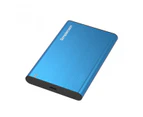 Simplecom SE221 Aluminium Enclosure Case For 2.5'' SATA HDD/SSD to USB 3.1 Blue