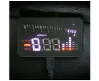 Scoshe Add-On OBD II Digital LED Display Speed Heads Up Warning Speedometer BLK