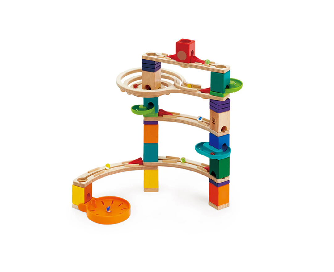 Hape Quadrilla Cliffhanger Learning/Building Toys/Blocks/Marbles For Kids 4y+