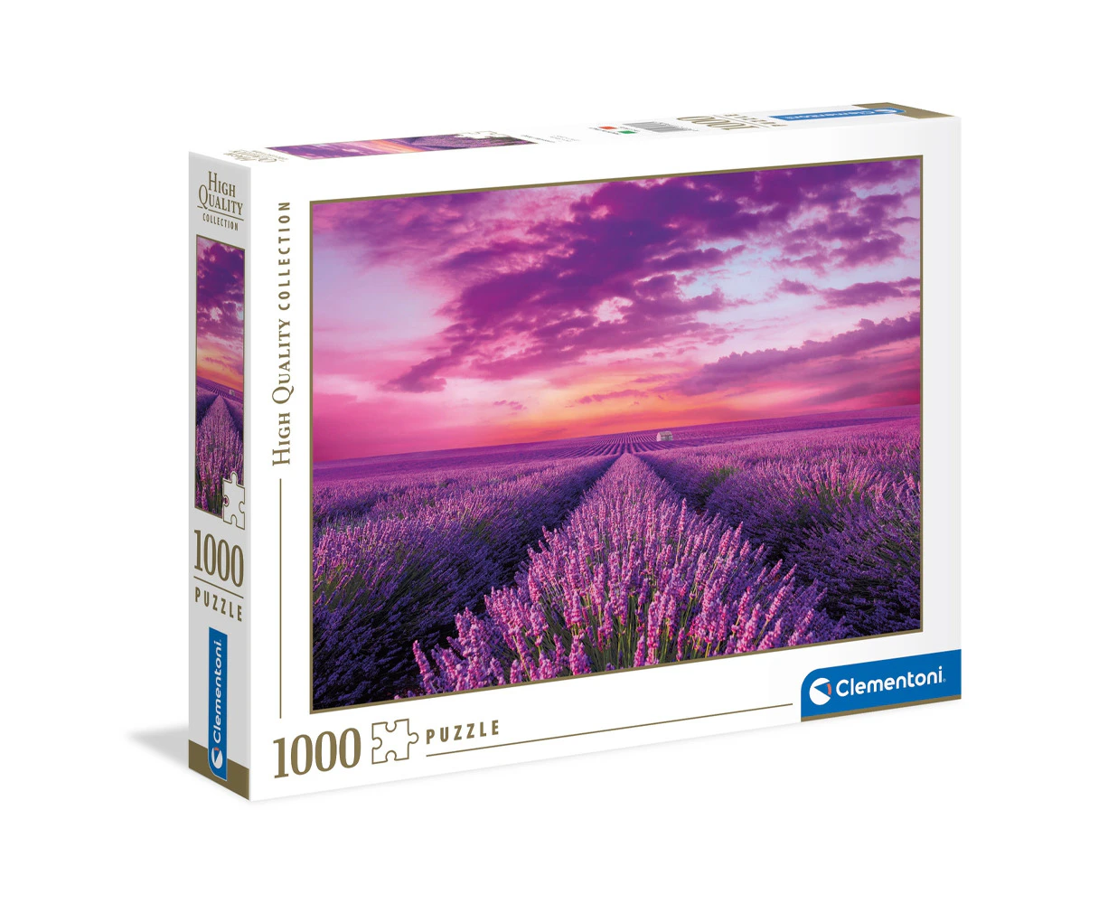 Clementoni Lavender Field High Quality Collection 1000-Piece Jigsaw Puzzle