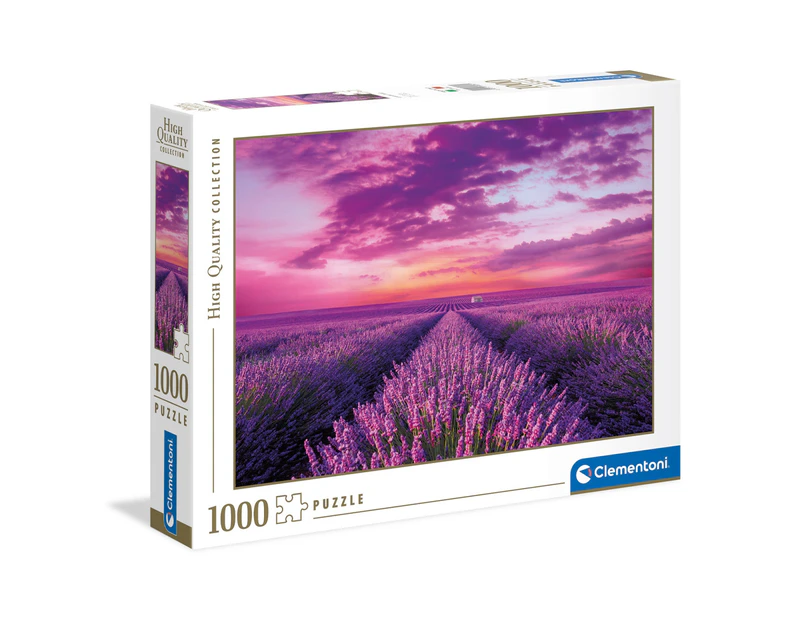 1000pc Clementoni High Quality Collection Lavender Field Jigsaw Puzzle Pieces