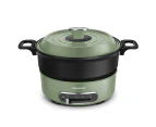 Morphy Richards Pot Multi Round Grill Pan Electric Cooker Meat/Vegetable Green