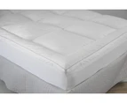 Ardor 2000Gsm Standard King Size Cotton Microfibre Mattress Topper Cushion White