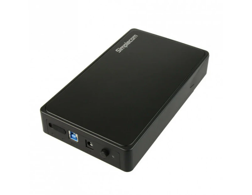 Simplecom SE325 Case Enclosure Cover For 3.5" SATA HDD to USB 3.0 Hard Drive BLK