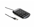 Targus Numeric Keyboard/Keypad 90cm Wired USB-A Corded for Laptop/PC & Mac Black