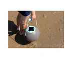 Quut Ballo 20cm Outdoor Beach/Sand/Bath Toys Water Bucket for Kids Bungee Grey