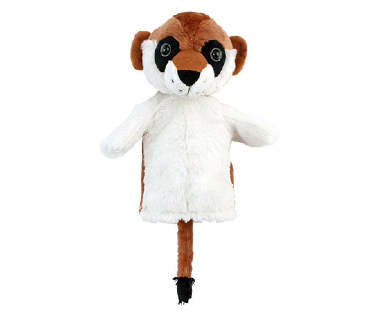 Puppet Pal Meerkat 36cm Kids/Children Soft Plush Hand Toy Puppet 3y+ White/Brown