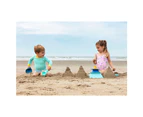 Quut Pira 22.5cm Sand Builder Toys for Kids Vintage Blue/Deep Blue/Mellow Yellow