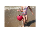 Quut Ballo 20cm Beach/Sand/Bath Toys Water Bucket for Kids Cherry Red/Sweet Pink